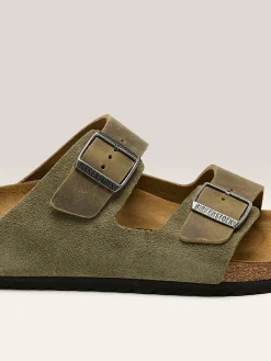 BIRKENSTOCK Arizona Suede Leather Pour Hommes