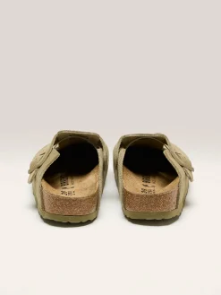 BIRKENSTOCK Sabots Boston Suede Leather Pour Femmes
