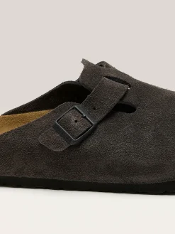 BIRKENSTOCK Sabots Boston Suede Leather Pour Hommes