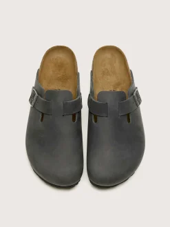 BIRKENSTOCK Sabots Boston En Cuir Huilé Pour Hommes