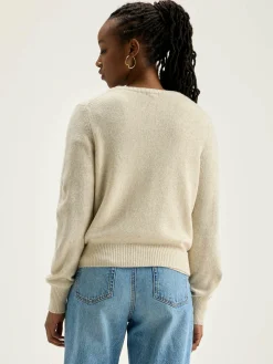 Cardigan Col Rond Giwes