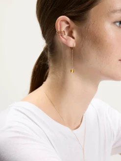 HELENA ROHNER Boucles D'oreilles Drop Citrine