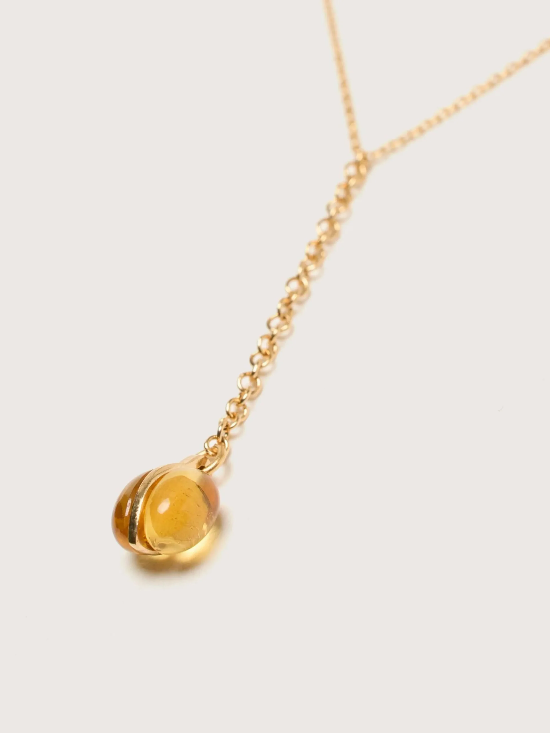 HELENA ROHNER Collier Drop Citrine