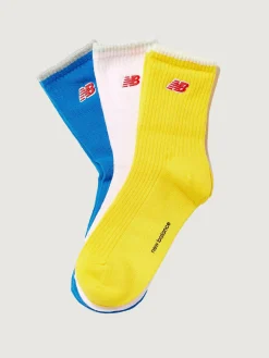 NEW BALANCE Chaussettes Patch Logo Pour Enfants