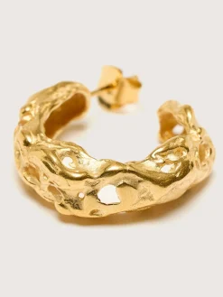 SIMUERO Boucles D'oreilles Or Gamba