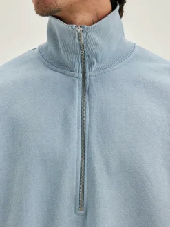 Sweatshirt Col Zippé Fabro