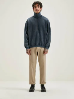 Sweatshirt Col Zippé Fabro