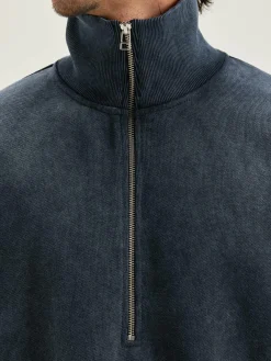 Sweatshirt Col Zippé Fabro