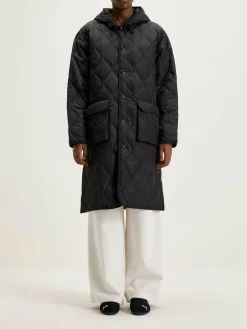 TAION Long Manteau Militaire à Capuche