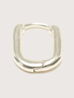 TEN Boucles D'oreilles Oblong En Argent