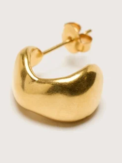 TEN Boucles D'oreilles Plum En Or